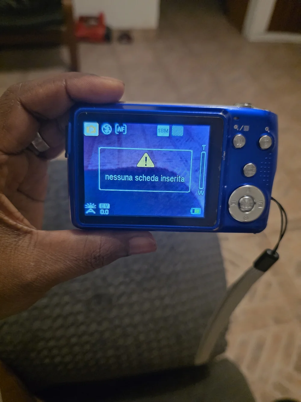 Compact Digital Camera in Blue